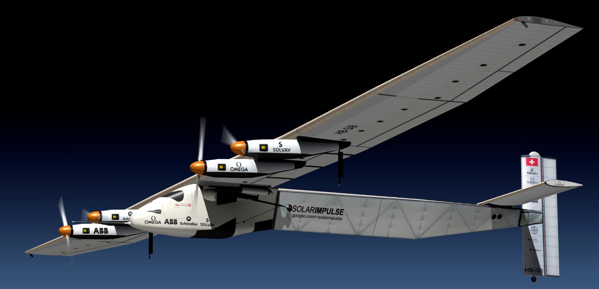 Il Solar Impulse 2 in volo