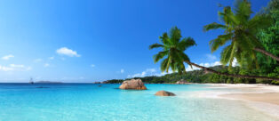 Una spiaggia da sogno delle Isole Seychelles