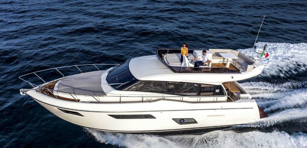 Ferretti 450 in navigazione