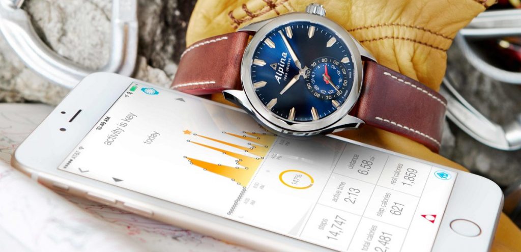 Alpina Horological Smartwatch blu