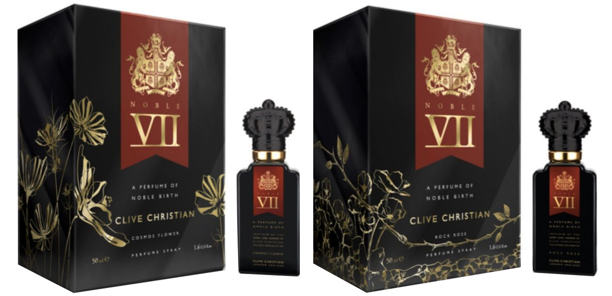 Clive Christian Noble Collection Noble VII Cosmos Flower and Noble VII Rock Rose