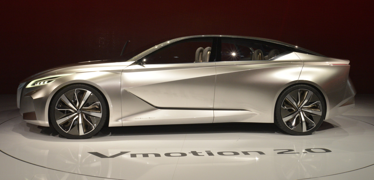 E' la berlina del futuro: è la Nissan Vmotion 2.0 concept presentata al Salone di Detroit 2017