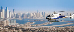 Una vista panoramica di Dubai