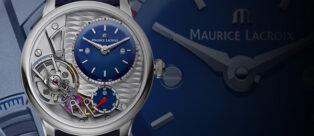 Il segnatempo Maurice Lacroix Masterpiece Gravity Blue che verrà presentato a Baselworld 2017