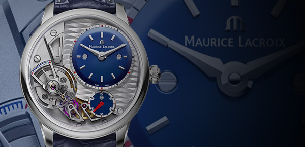 Il segnatempo Maurice Lacroix Masterpiece Gravity Blue che verrà presentato a Baselworld 2017