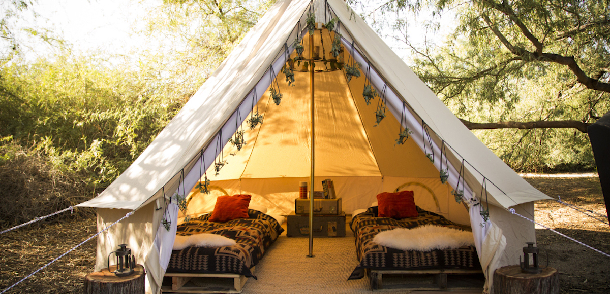 Il nuovo modo di campeggiare: Glamping