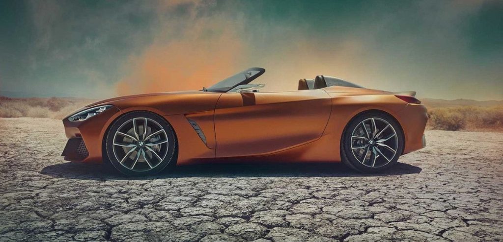 La nuova BMW Z4 concept presentata al Concorso d'Eleganza di Pebble Beach 2017