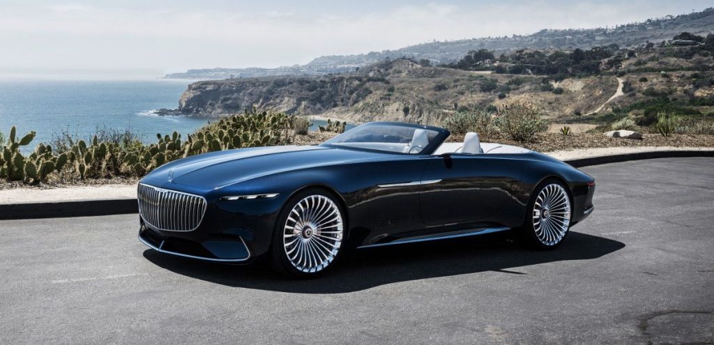 La Vision Mercedes-Maybach 6 Cabriolet a presentata al Concorso d'Eleganza di Pebble Beach 2017