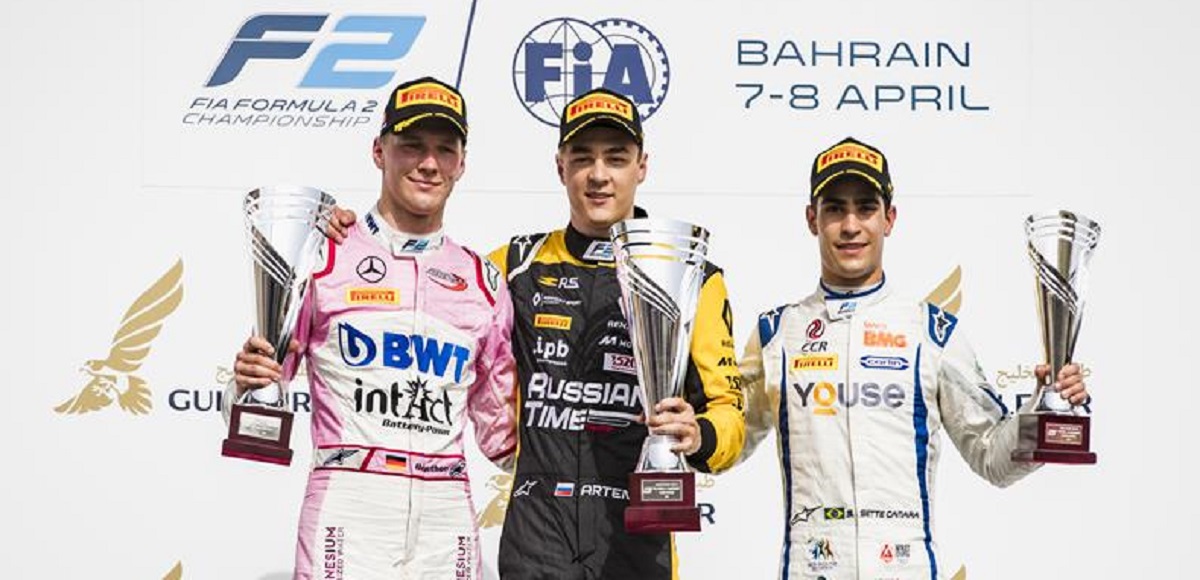 Artem Markelov si aggiudica il podio di FIA FORMULA 2 Bahrain