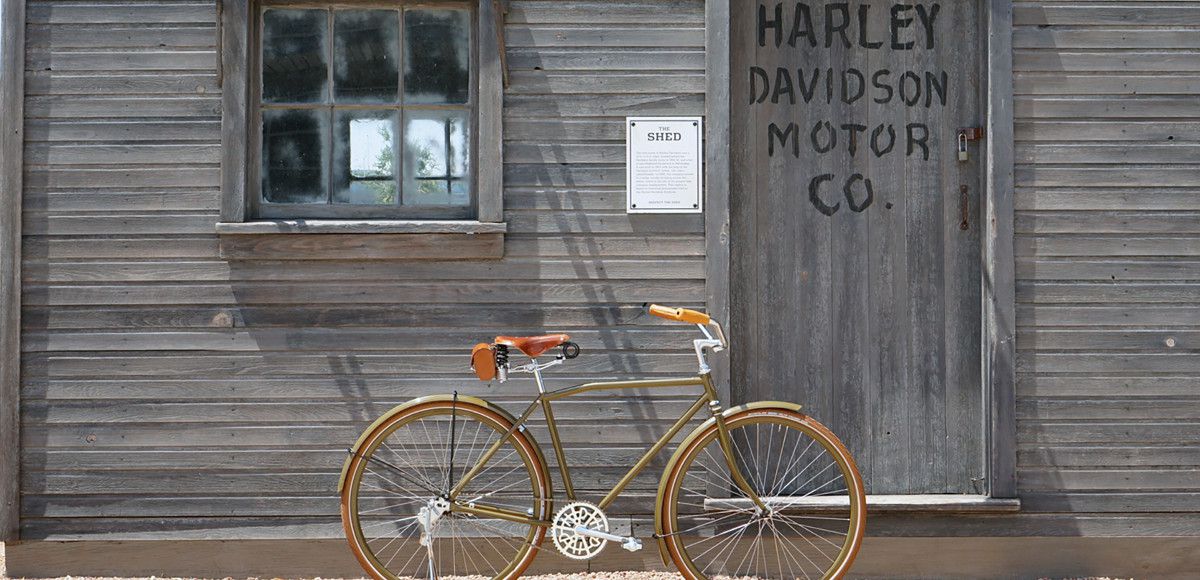 La bicicletta Harley-Davidson Model 7-17 Standard replica per il 115° anniversario