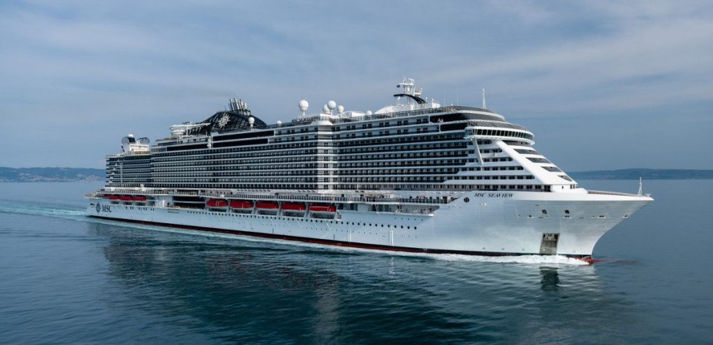 Partita per il viaggio inaugurale la MSC Seaview, la nave da crociera più grande mai costruita in Italia.