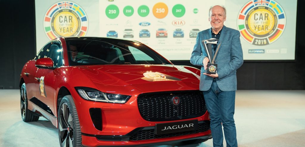 Jaguar I-PACE Auto dell'Anno 2019 Jaguar I-PACE vince il premio European Car of the Year 2019