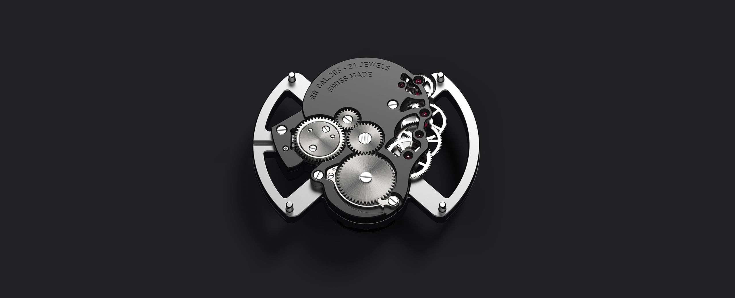 Orologio Laughing Skull White Il teschio firmato Bell & Roses che scandisce il tempo