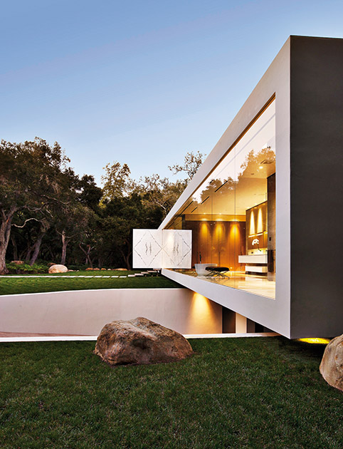The Glass Pavilion Los Angeles La casa di vetro di Steve Hermann