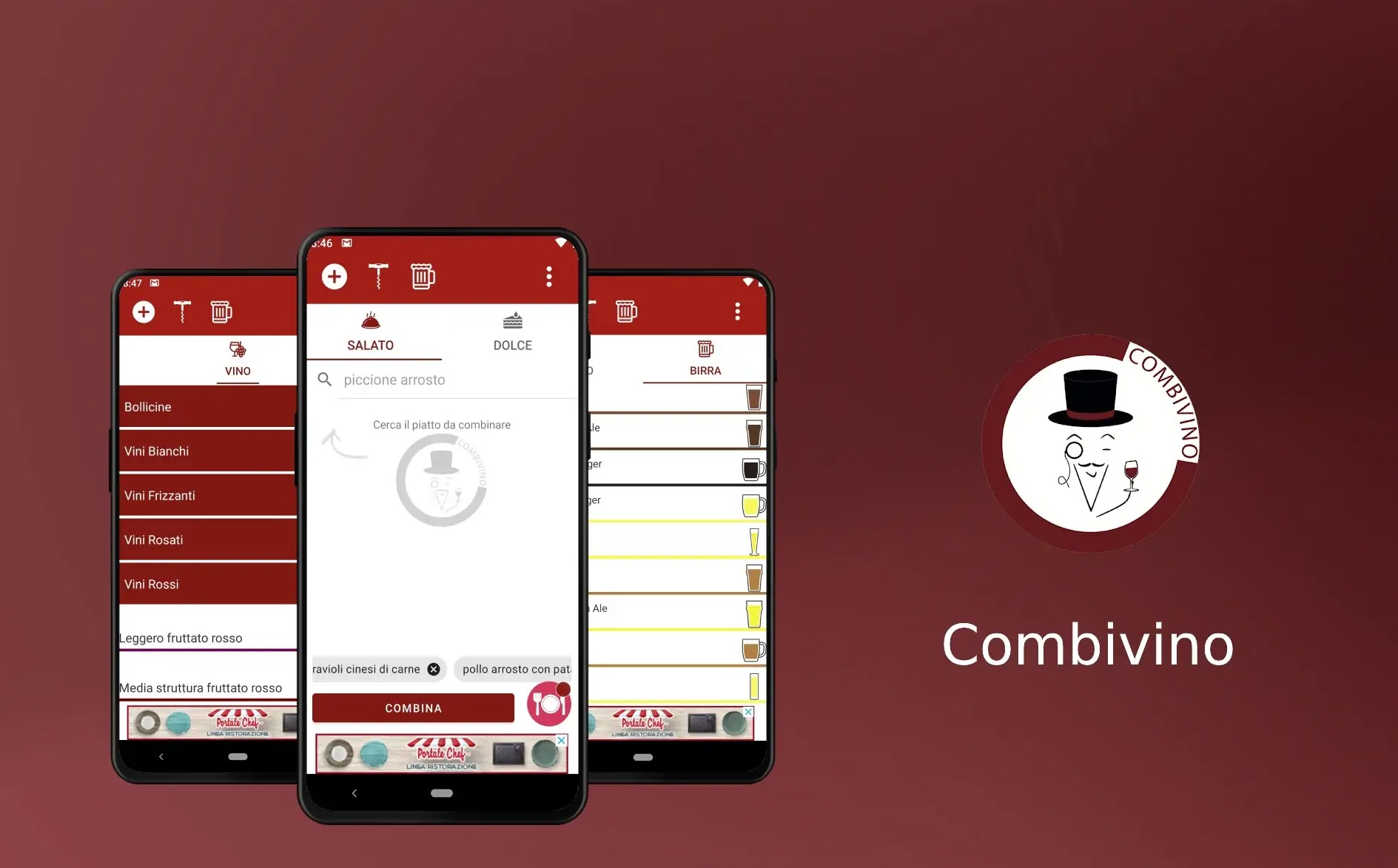 Combivino: arriva l'app che aiuta a scegliere il vino