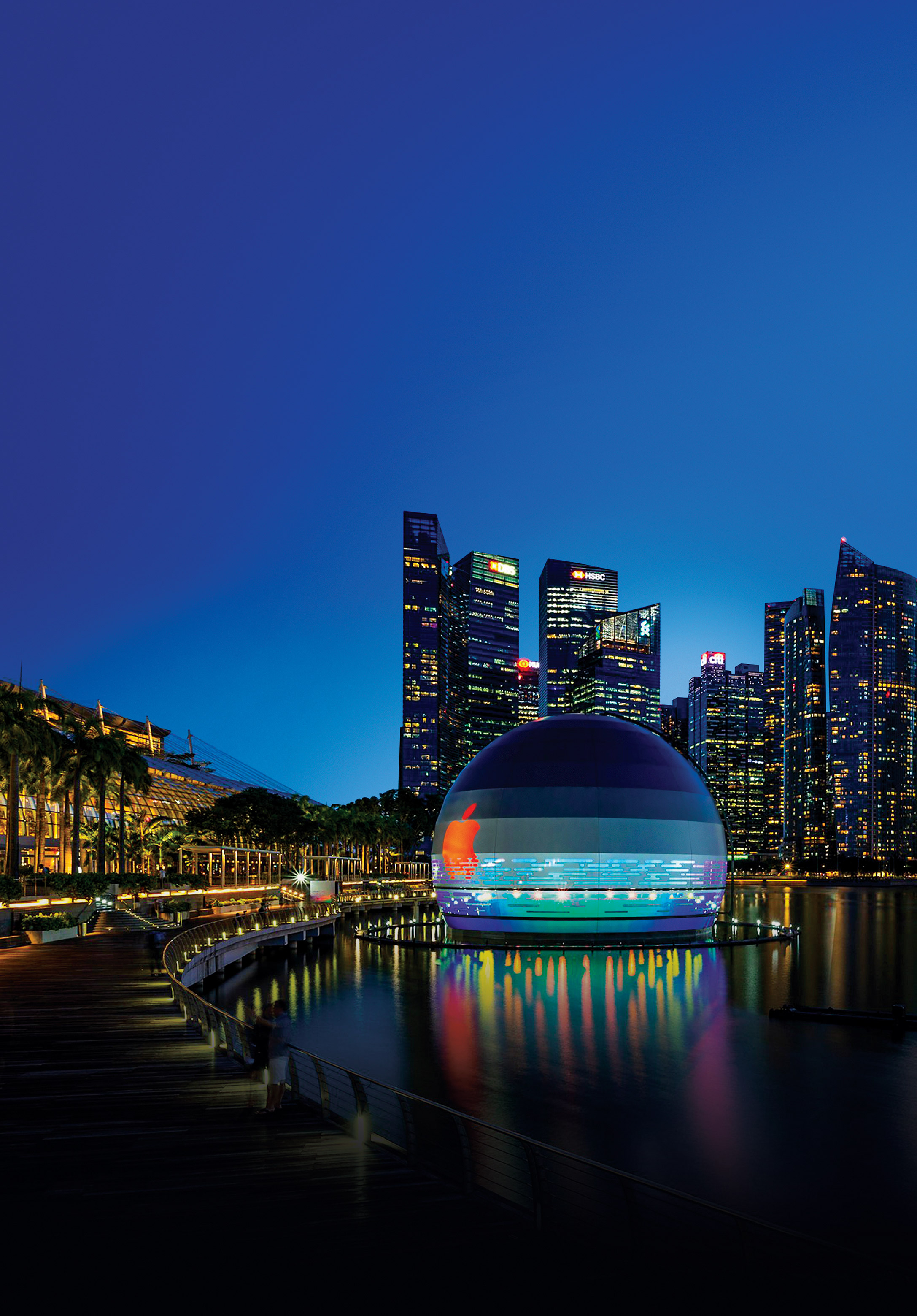 Apple Marina Bay Sands Singapore Il primo Apple Store galleggiante