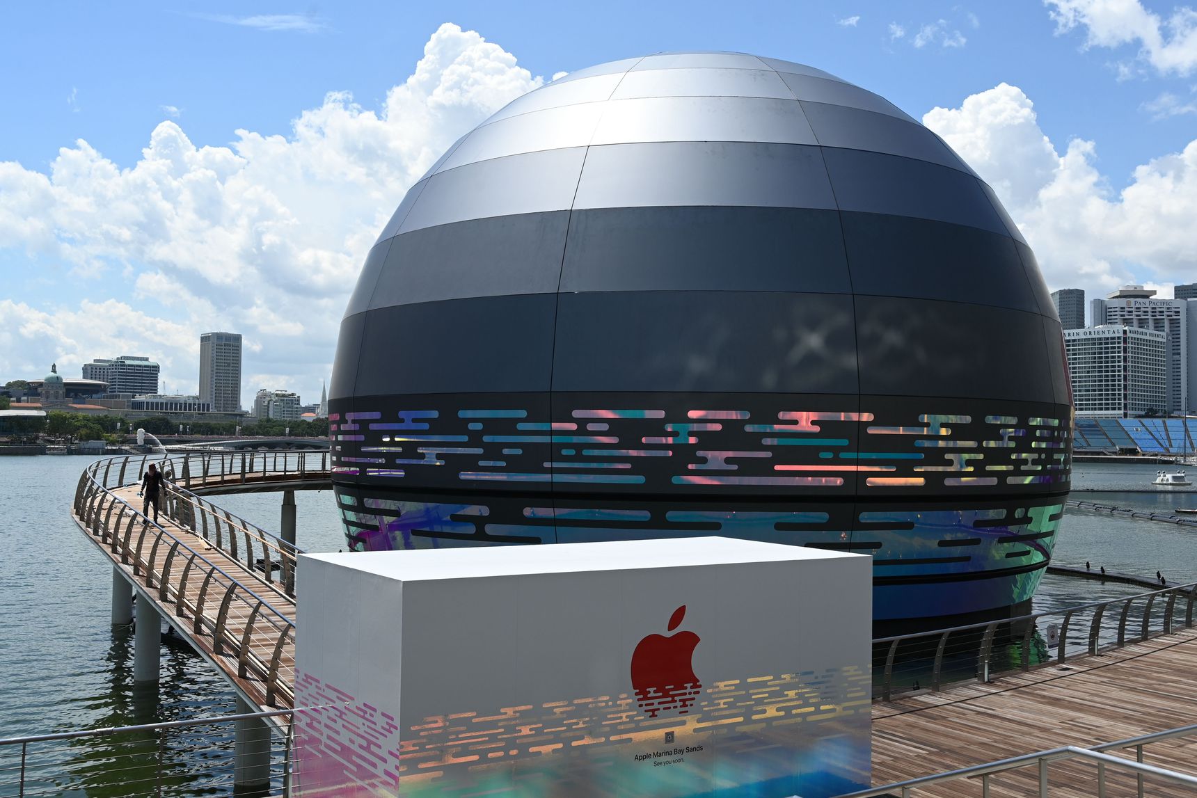 Apple Marina Bay Sands Singapore Il primo Apple Store galleggiante