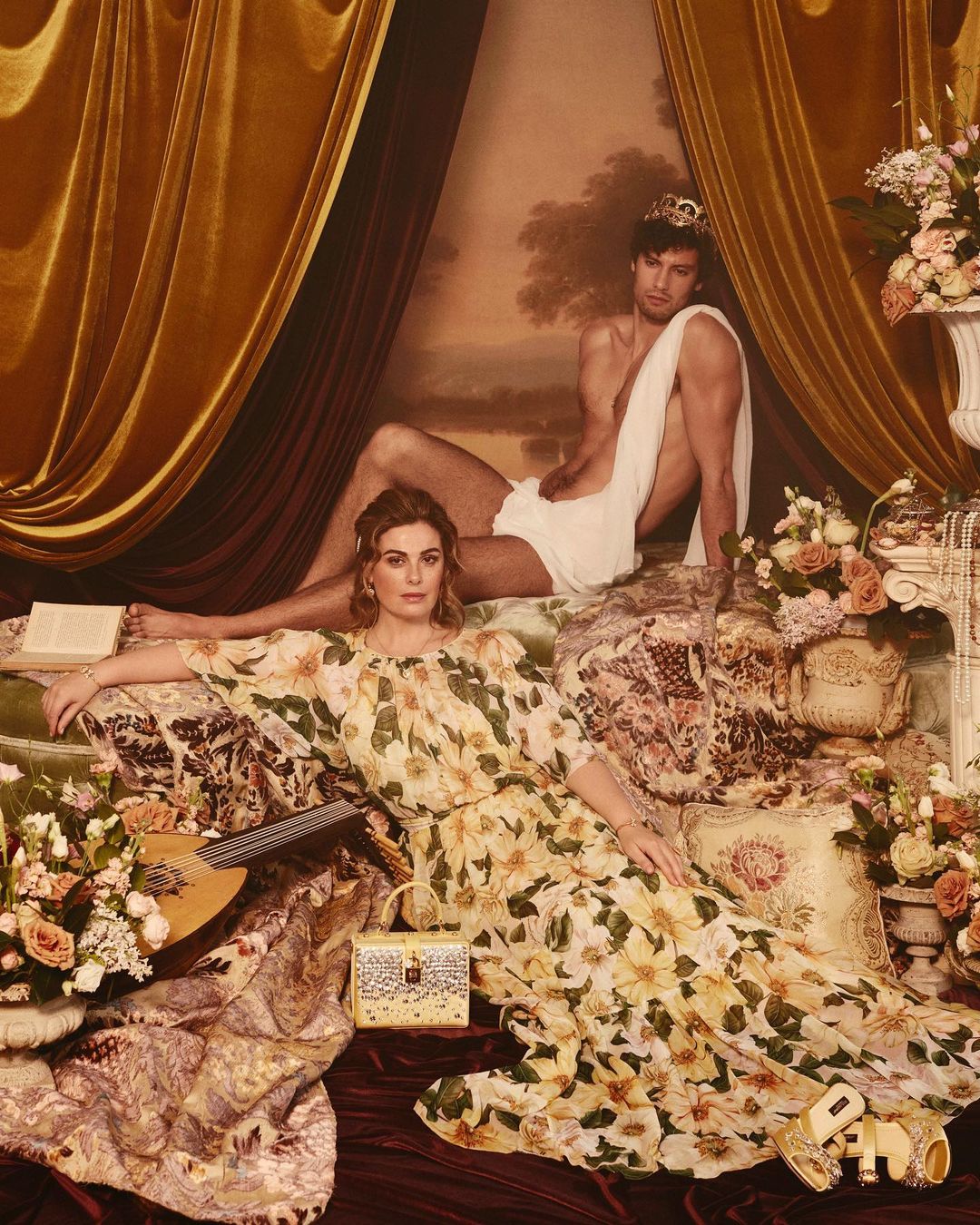 Vanessa Incontrada Dolce & Gabbana La linea curvy ora si trasforma in opera d'arte