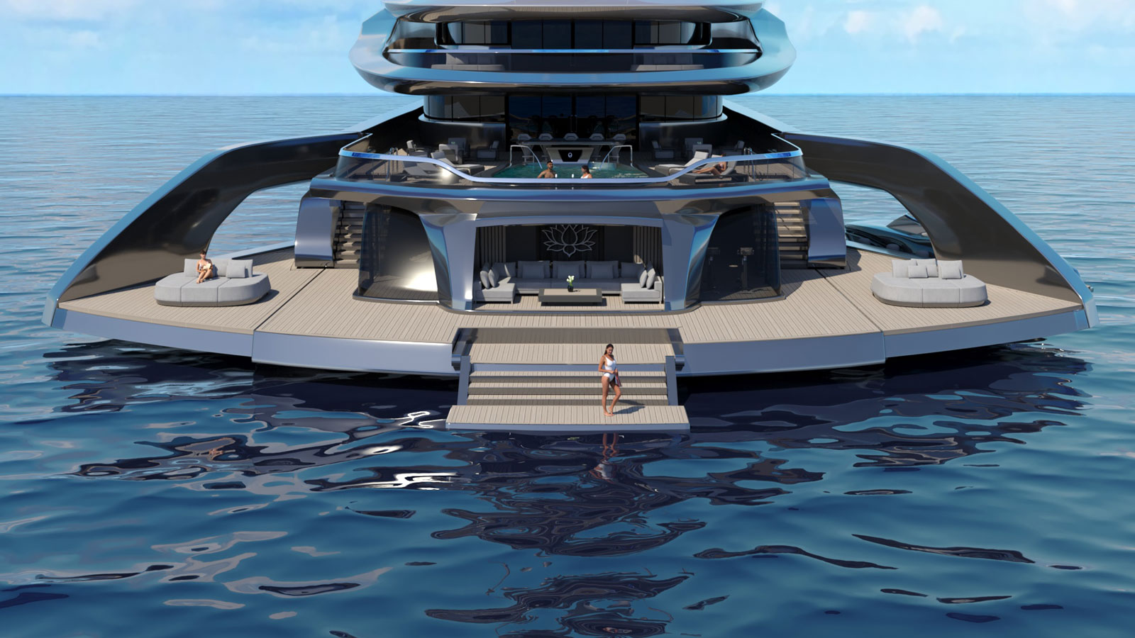 YACHT PROJECT INDAH CON 120 METRI DI TECNOLOGIA