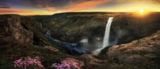 Cascate d’acqua Islanda 10 mete suggestive per gli appassionati della natura