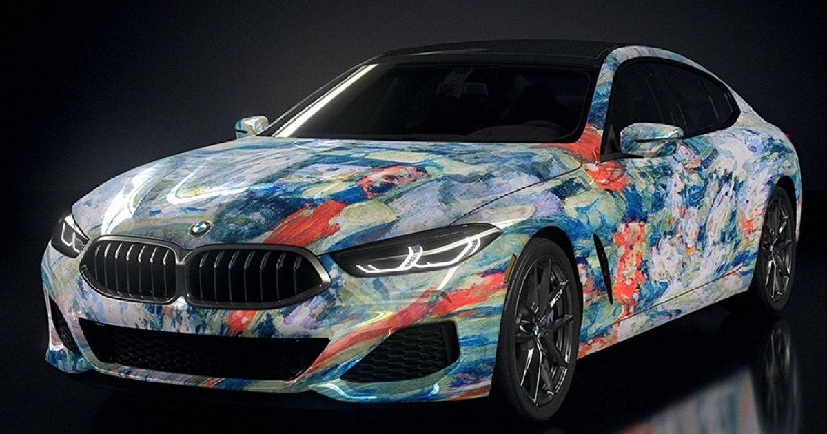BMW The Ultimate AI Masterpiec: Arte e AI si incontrano, la Serie 8 Gran Coupé si trasforma in una tela!