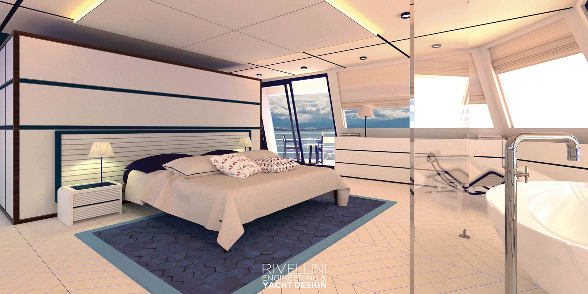 Yacht Rivellini Extended Explorer La vita a bordo si “allarga” in modo stupefacente