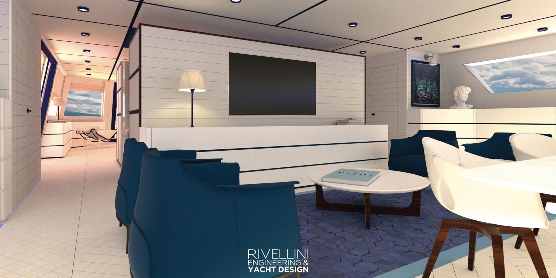 Yacht Rivellini Extended Explorer La vita a bordo si “allarga” in modo stupefacente