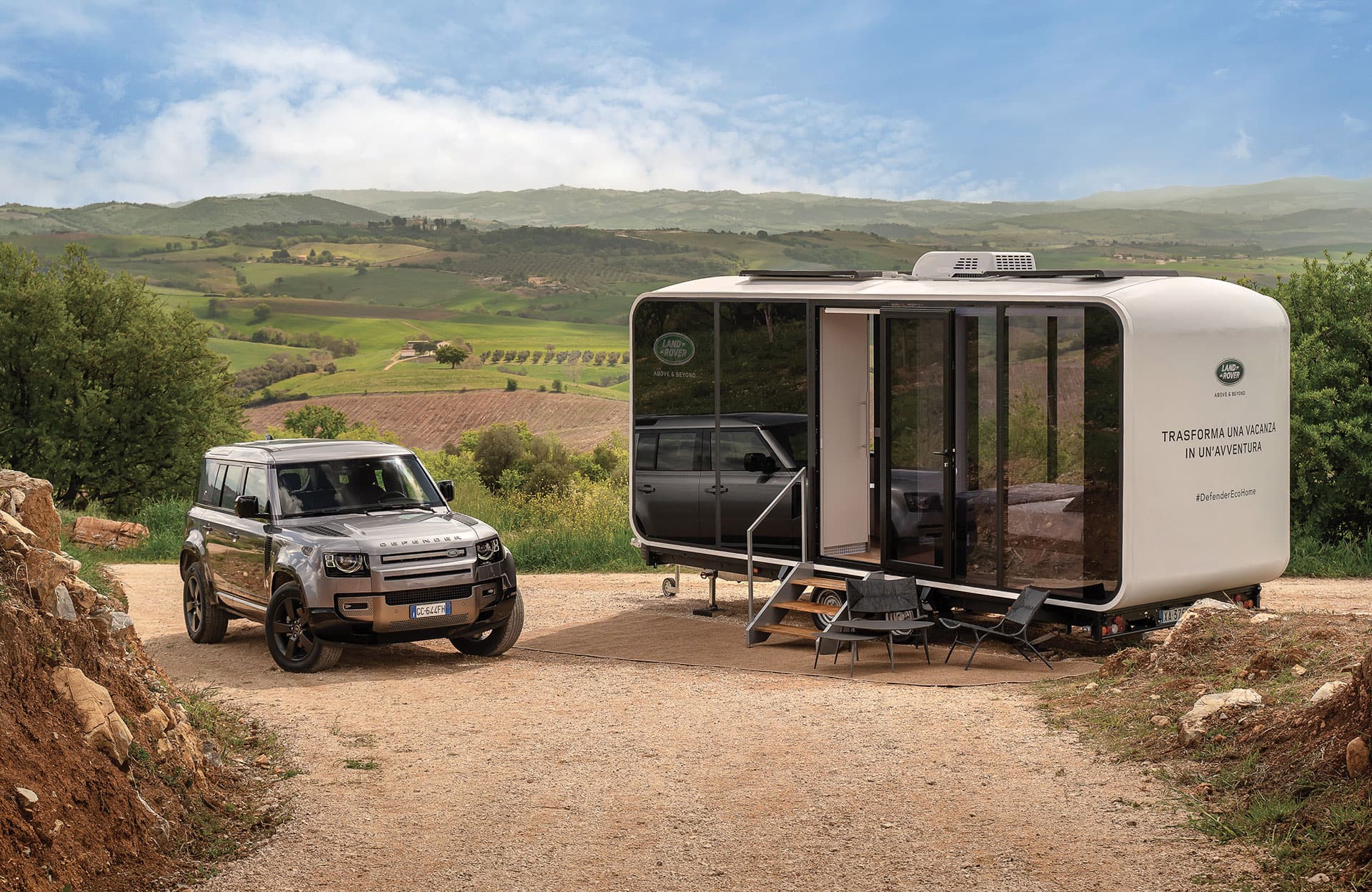 Defender Eco Home: in viaggio sotto le stelle con Land Rover e Airbnb