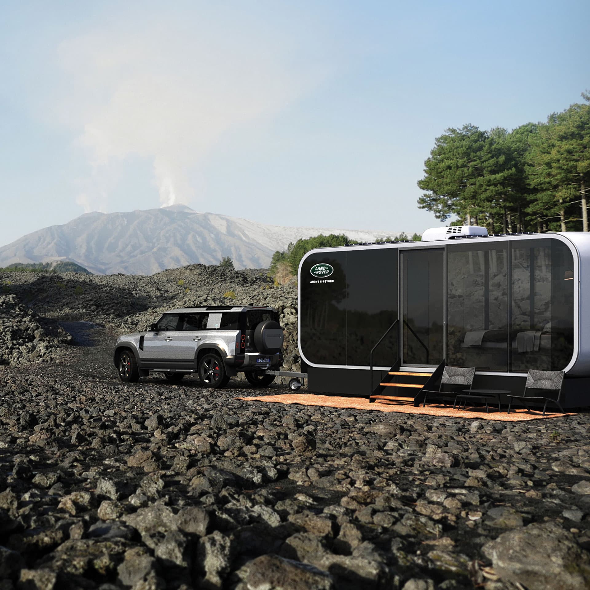 Defender Eco Home: in viaggio sotto le stelle con Land Rover e Airbnb