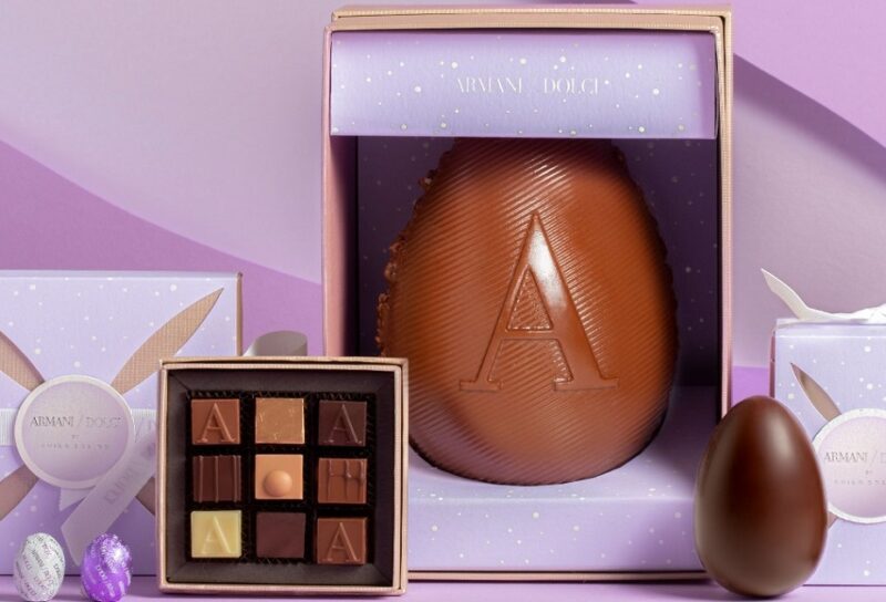 Uova di Pasqua 2023: Armani Dolci tra stile ed eleganza