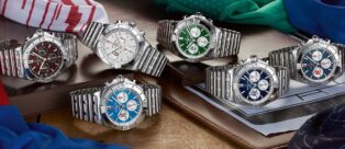 Breitling Chronomat Six Nations Un'edizione limitata di orologi dedicati alle sei Nazioni di Rugby, tra cui l'Italia