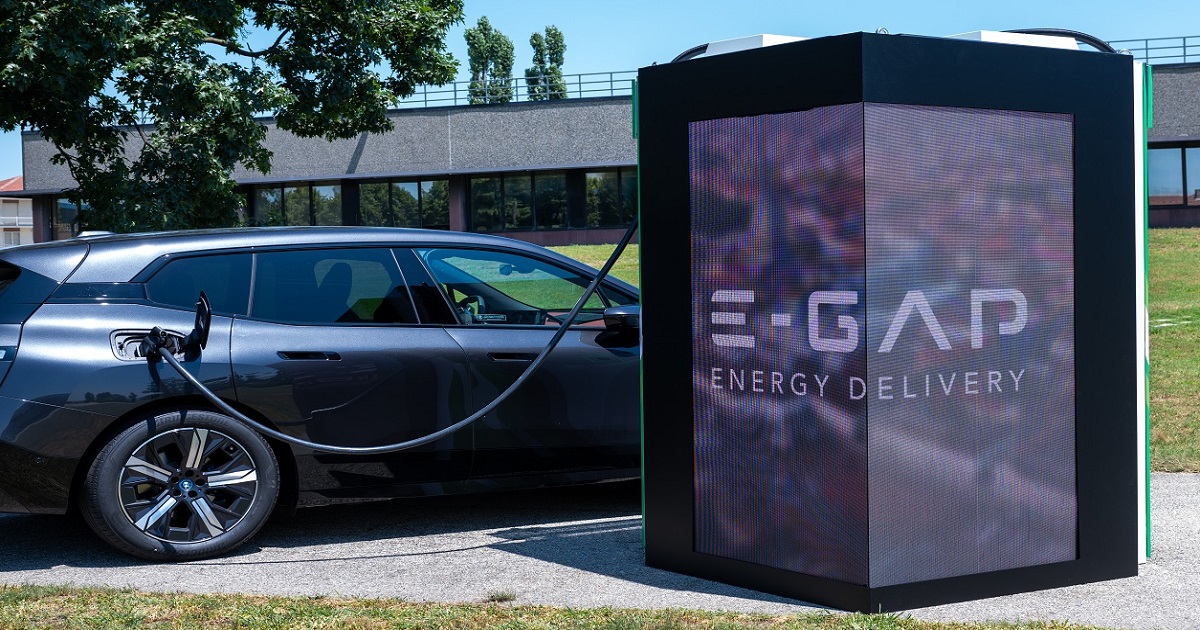 E-GAP FAST: la prima colonnina di ricarica elettrica senza rete firmata da Pininfarina