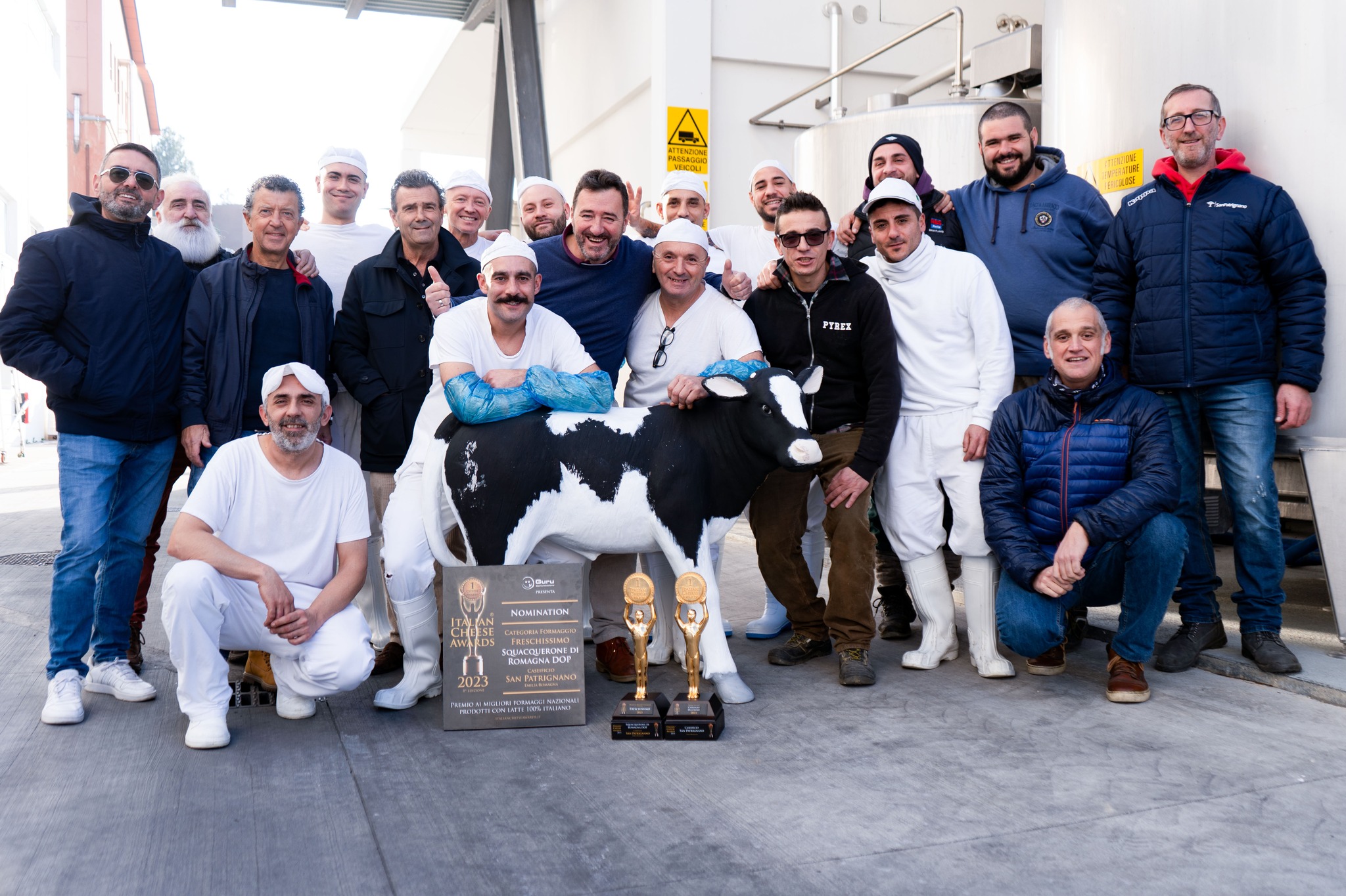 San Patrignano vince il titolo di Caseificio dell'anno alla finale di Italian Cheese Awards