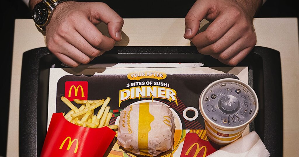 After-Dinner Dinner: la nuova campagna marketing di Mc Donald's per chi esce affamato dai ristoranti stellati